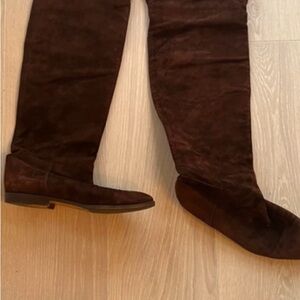 Gucci Brown Over the Knee Boots